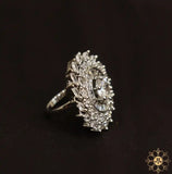 Round Shape American Diamond Stone Finger Ring