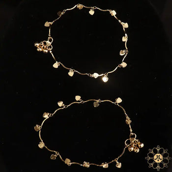 Simple Gold Plated Anklet